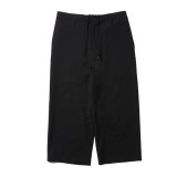 COOTIE PRODUCTIONS/Leno Cloth T/Q Cut Easy Trousers（Black）［スリークォーターカットイージートラウザース-25春夏］
