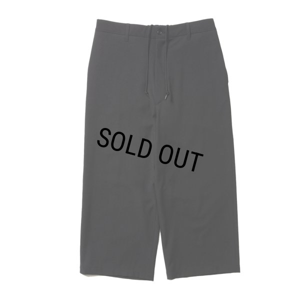 画像1: COOTIE PRODUCTIONS/Leno Cloth T/Q Cut Easy Trousers（Black）［スリークォーターカットイージートラウザース-25春夏］
