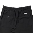 画像4: COOTIE PRODUCTIONS/Leno Cloth T/Q Cut Easy Trousers（Black）［スリークォーターカットイージートラウザース-25春夏］