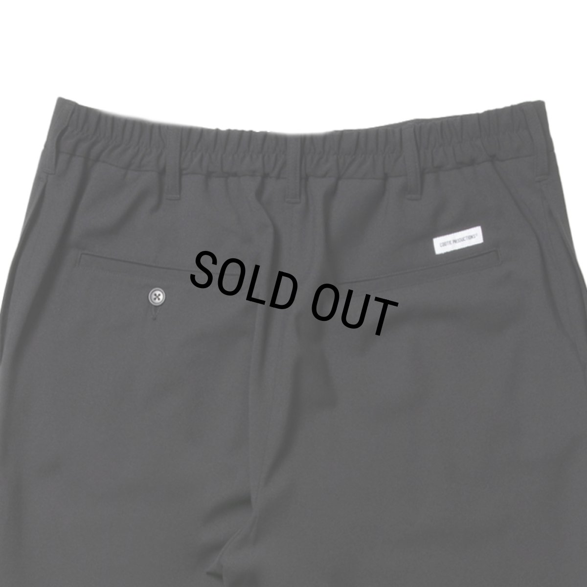 画像4: COOTIE PRODUCTIONS/Leno Cloth T/Q Cut Easy Trousers（Black）［スリークォーターカットイージートラウザース-25春夏］ (4)