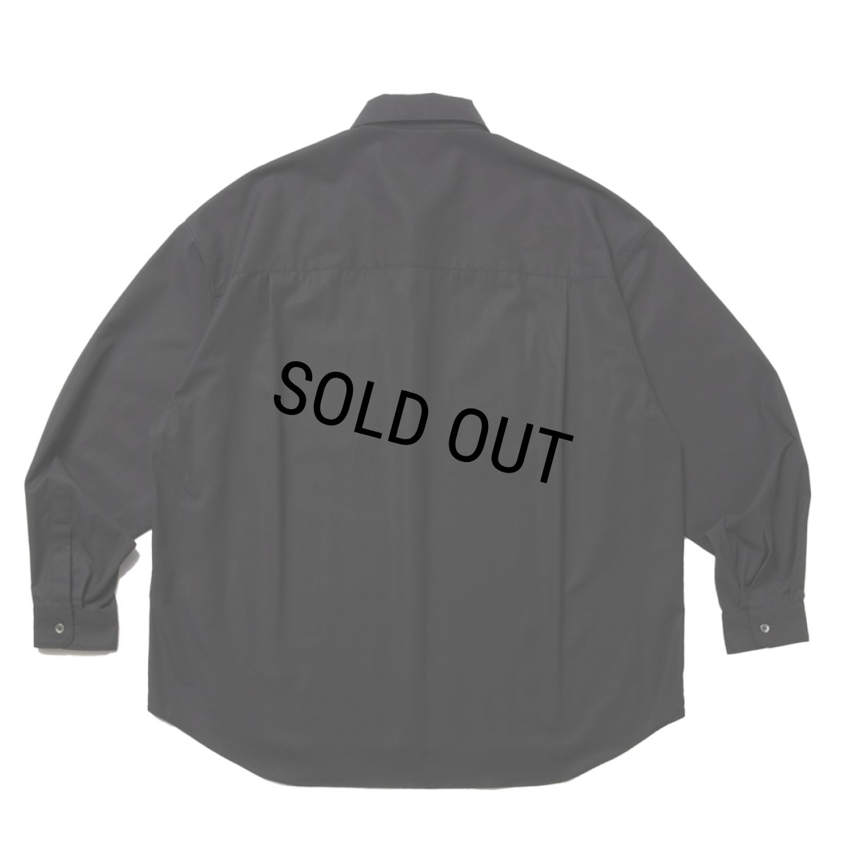 画像2: COOTIE PRODUCTIONS/Gas Boil Oxford L/S Shirt（Black）［オックスフォードシャツ-25春夏］ (2)