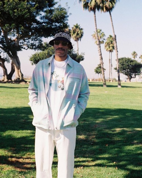 他の写真3: CHALLENGER/PLAID ZIP UP SHIRT（MINT）［チェックジップアップシャツ-25春夏］
