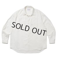 COOTIE PRODUCTIONS/Gas Boil Oxford L/S Shirt（Off White）［オックスフォードシャツ-25春夏］