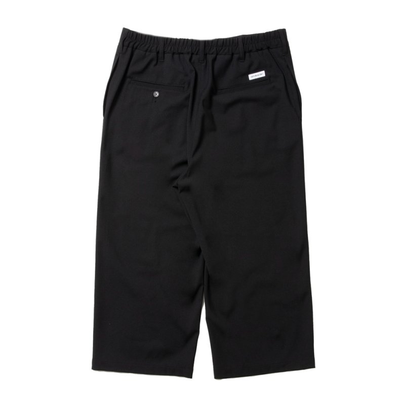 画像2: COOTIE PRODUCTIONS/Leno Cloth T/Q Cut Easy Trousers（Black）［スリークォーターカットイージートラウザース-25春夏］
