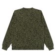 画像2: BlackEyePatch/OE LOGO LEOPARD PATTERNED CARIDIGAN（OLIVE） (2)