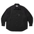 COOTIE PRODUCTIONS/Gas Boil Oxford L/S Shirt（Black）［オックスフォードシャツ-25春夏］