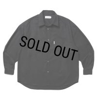 COOTIE PRODUCTIONS/Gas Boil Oxford L/S Shirt（Black）［オックスフォードシャツ-25春夏］