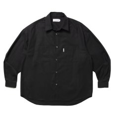 画像1: COOTIE PRODUCTIONS/Gas Boil Oxford L/S Shirt（Black）［オックスフォードシャツ-25春夏］ (1)