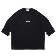 画像1: COOTIE PRODUCTIONS/C/R Smooth Jersey T/Q Raglan Sleeve Tee（Black）［スムースジャージラグラン7分袖T-25春夏］ (1)