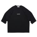 COOTIE PRODUCTIONS/C/R Smooth Jersey T/Q Raglan Sleeve Tee（Black）［スムースジャージラグラン7分袖T-25春夏］