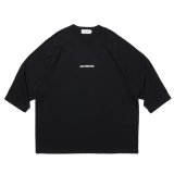 COOTIE PRODUCTIONS/C/R Smooth Jersey T/Q Raglan Sleeve Tee（Black）［スムースジャージラグラン7分袖T-25春夏］