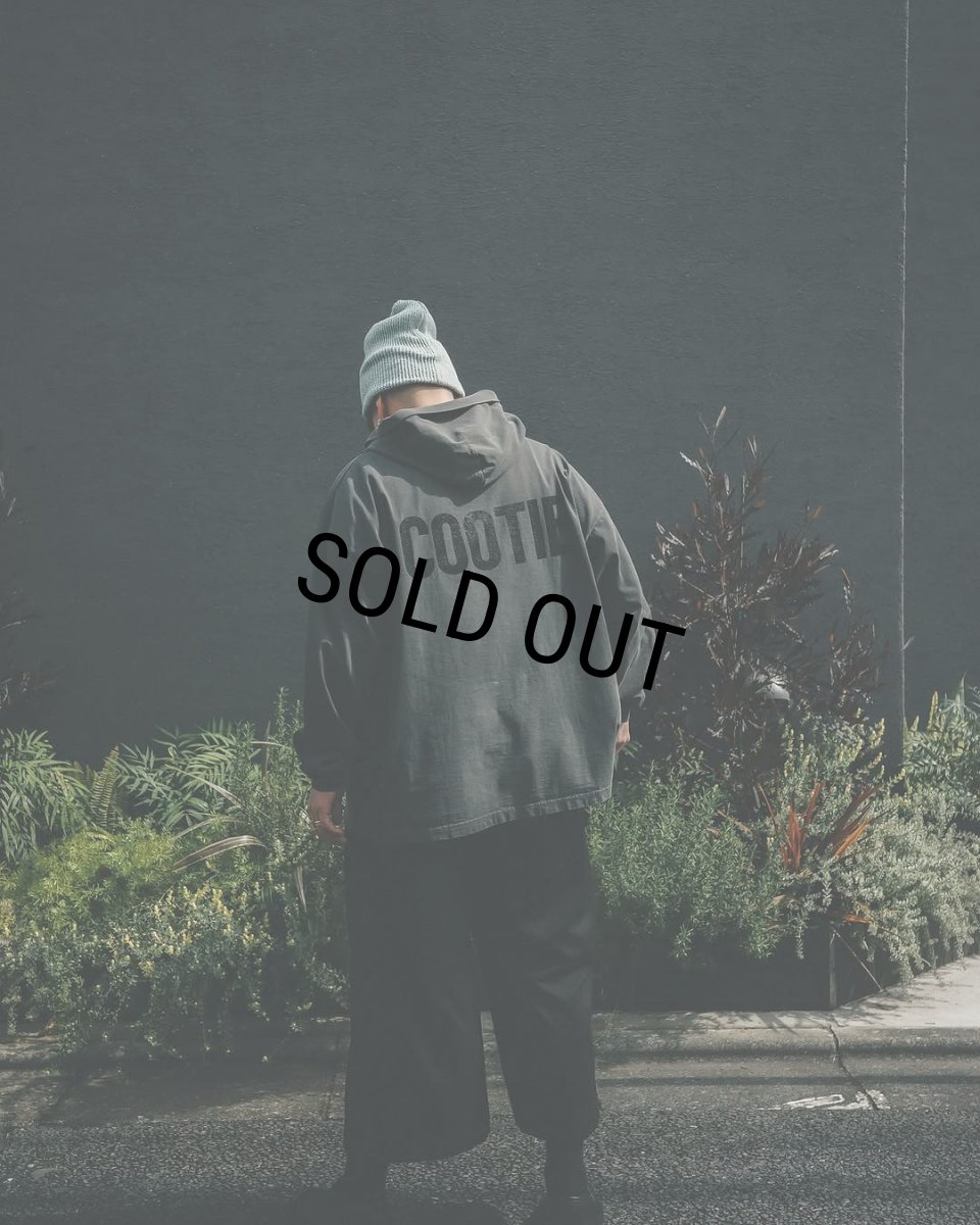 画像5: COOTIE PRODUCTIONS/Pigment Dyed L/S Hooded Tee（Black）［ピグメントダイフーデッド長袖T-25春夏］ (5)