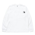 RATS/CIRCLE POCKET L/S TEE（WHITE）［プリント長袖ポケT-25春夏］