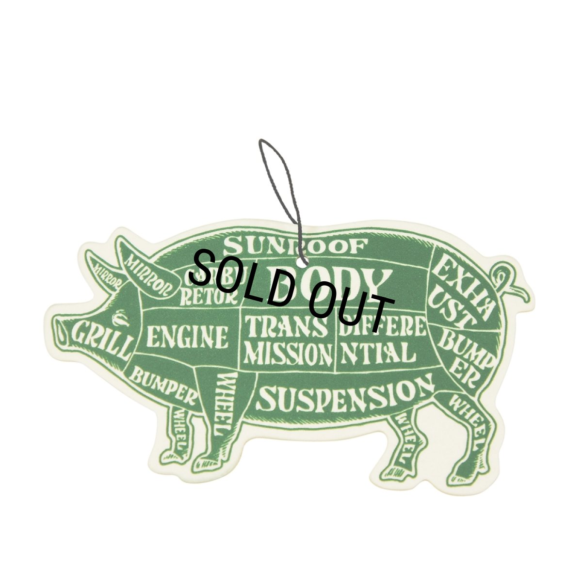 画像1: PORKCHOP/AIR FRESHENER（Green Apple）［エアフレッシュナー-25春夏］ (1)