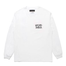 画像2: WACKO MARIA/NECKFACE / WASHED HEAVY WEIGHT LONG SLEEVE T-SHIRT（WHITE）［プリント長袖T-25春夏］ (2)
