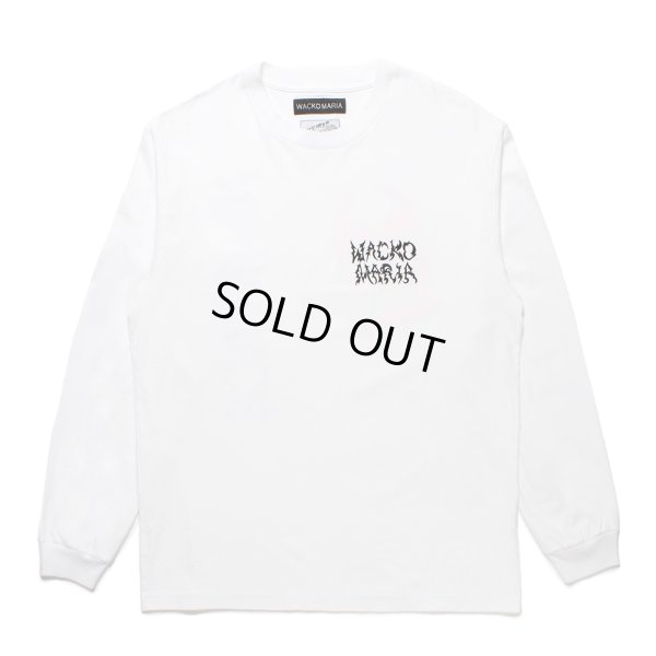 画像2: WACKO MARIA/NECKFACE / WASHED HEAVY WEIGHT LONG SLEEVE T-SHIRT（WHITE）［プリント長袖T-25春夏］