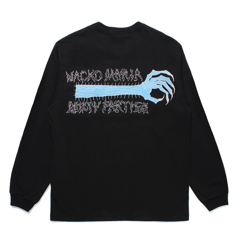 画像2: WACKO MARIA/NECKFACE / WASHED HEAVY WEIGHT LONG SLEEVE T-SHIRT（BLACK）［プリント長袖T-25春夏］