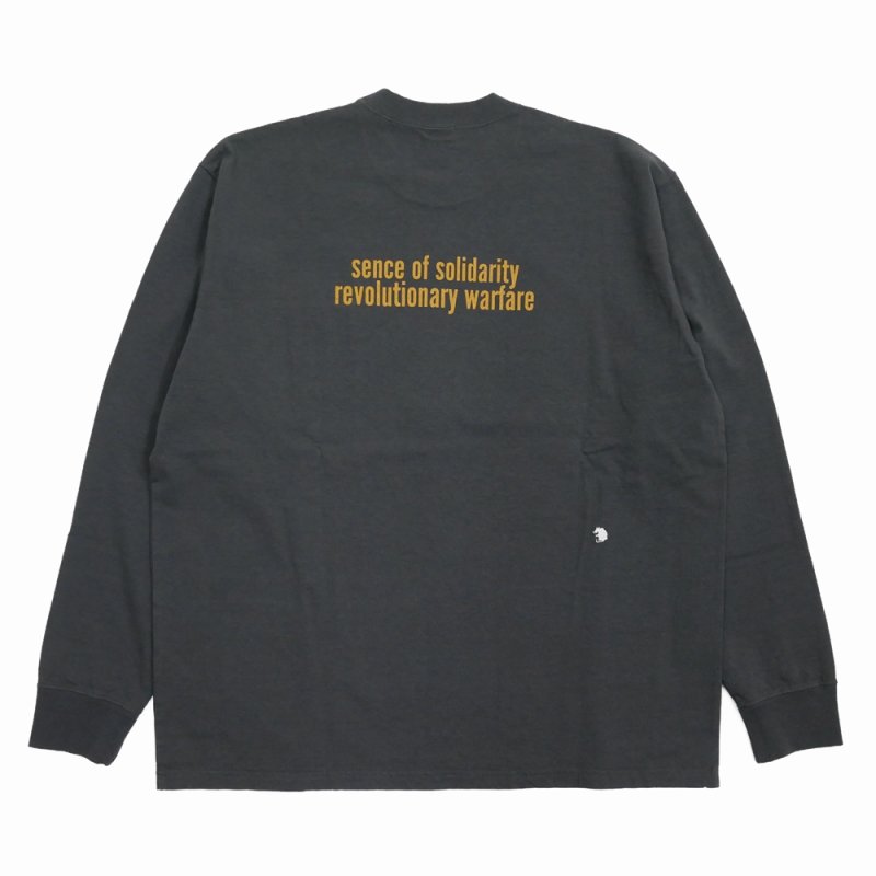 画像2: RATS/CIRCLE POCKET L/S TEE（CHARCOAL）［プリント長袖ポケT-25春夏］