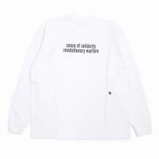 画像2: RATS/CIRCLE POCKET L/S TEE（WHITE）［プリント長袖ポケT-25春夏］ (2)