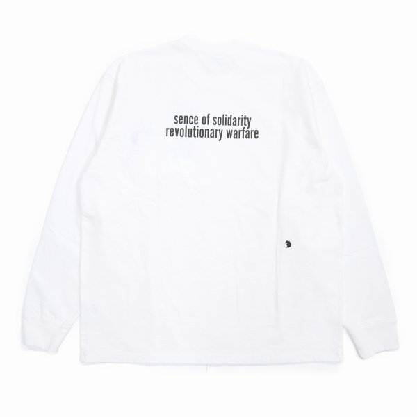 画像2: RATS/CIRCLE POCKET L/S TEE（WHITE）［プリント長袖ポケT-25春夏］