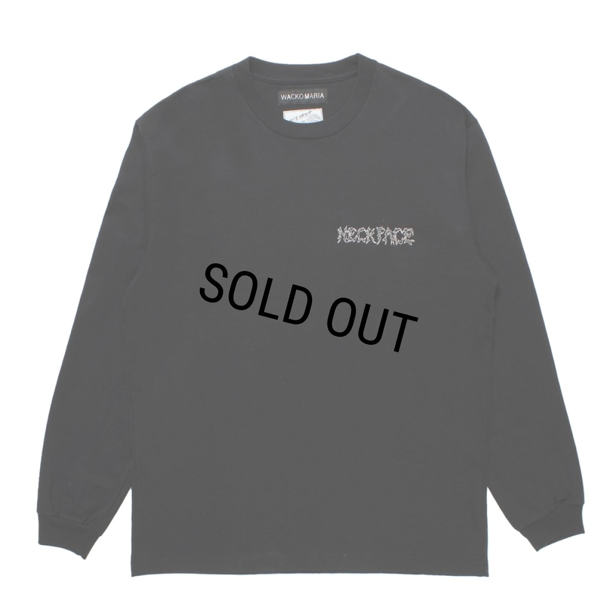 画像2: WACKO MARIA/NECKFACE / WASHED HEAVY WEIGHT LONG SLEEVE T-SHIRT（BLACK）［プリント長袖T-25春夏］ (2)