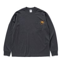 RATS/CIRCLE POCKET L/S TEE（CHARCOAL）［プリント長袖ポケT-25春夏］
