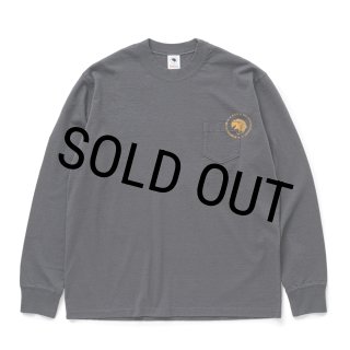 40%OFF】RATS/CIRCLE POCKET L/S TEE（CHARCOAL）［プリント長袖ポケT