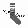 WACKO MARIA/LOGO JACQUARD SOCKS（BLACK/WHITE）［ロゴジャガードソックス-25春夏］