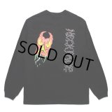 WACKO MARIA/NECKFACE / WASHED HEAVY WEIGHT LONG SLEEVE T-SHIRT（BLACK）［プリント長袖T-25春夏］