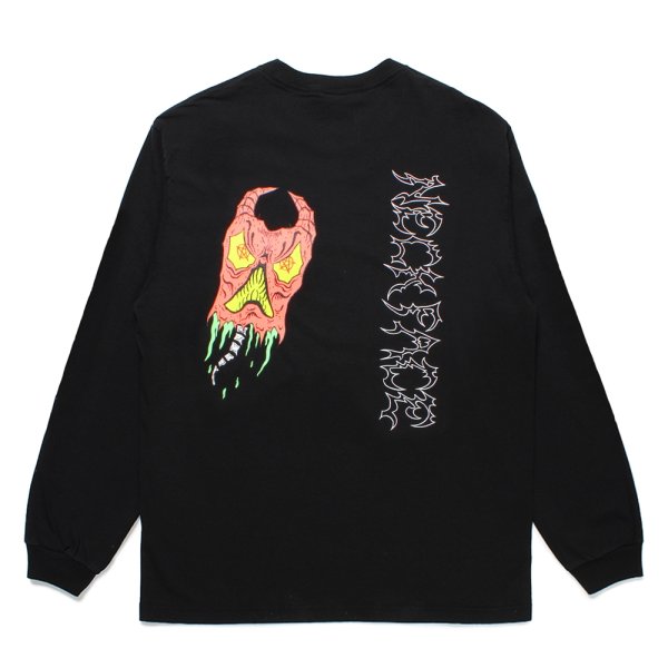 画像1: WACKO MARIA/NECKFACE / WASHED HEAVY WEIGHT LONG SLEEVE T-SHIRT（BLACK）［プリント長袖T-25春夏］