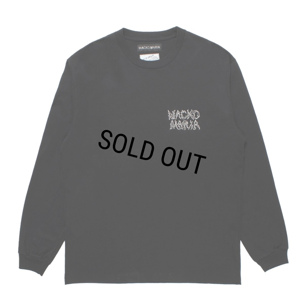 画像2: WACKO MARIA/NECKFACE / WASHED HEAVY WEIGHT LONG SLEEVE T-SHIRT（BLACK）［プリント長袖T-25春夏］ (2)