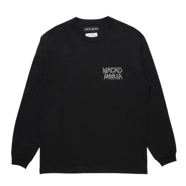 画像2: WACKO MARIA/NECKFACE / WASHED HEAVY WEIGHT LONG SLEEVE T-SHIRT（BLACK）［プリント長袖T-25春夏］