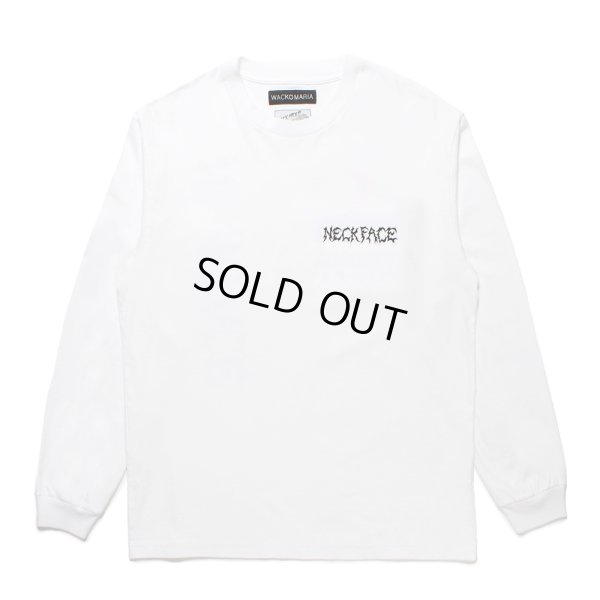 画像2: WACKO MARIA/NECKFACE / WASHED HEAVY WEIGHT LONG SLEEVE T-SHIRT（WHITE）［プリント長袖T-25春夏］