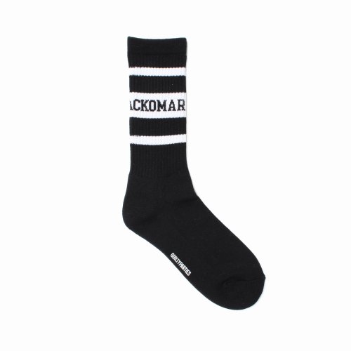 他の写真1: WACKO MARIA/LOGO JACQUARD SOCKS（BLACK/WHITE）［ロゴジャガードソックス-25春夏］
