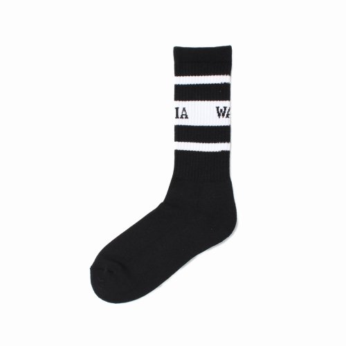 他の写真2: WACKO MARIA/LOGO JACQUARD SOCKS（BLACK/WHITE）［ロゴジャガードソックス-25春夏］