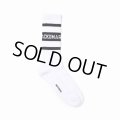 WACKO MARIA/LOGO JACQUARD SOCKS（WHITE/BLACK）［ロゴジャガードソックス-25春夏］