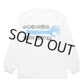 WACKO MARIA/NECKFACE / WASHED HEAVY WEIGHT LONG SLEEVE T-SHIRT（WHITE）［プリント長袖T-25春夏］