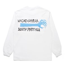 画像1: WACKO MARIA/NECKFACE / WASHED HEAVY WEIGHT LONG SLEEVE T-SHIRT（WHITE）［プリント長袖T-25春夏］ (1)