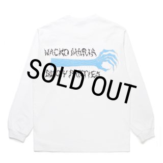 WACKO MARIA/NECKFACE / WASHED HEAVY WEIGHT LONG SLEEVE T-SHIRT