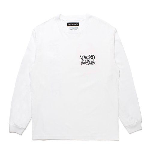 他の写真1: WACKO MARIA/NECKFACE / WASHED HEAVY WEIGHT LONG SLEEVE T-SHIRT（WHITE）［プリント長袖T-25春夏］