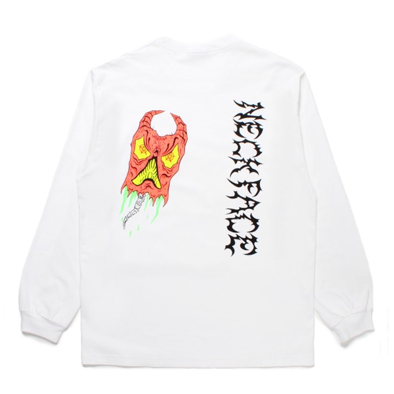 画像2: WACKO MARIA/NECKFACE / WASHED HEAVY WEIGHT LONG SLEEVE T-SHIRT（WHITE）［プリント長袖T-25春夏］