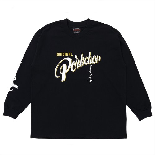 他の写真1: PORKCHOP/CRS LOGO L/S TEE（BLACK）［プリント長袖T-25春夏］