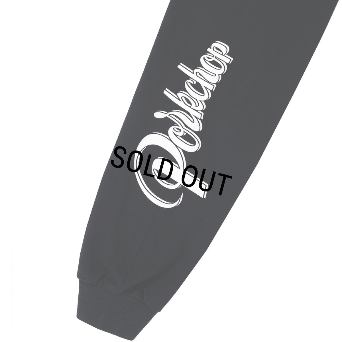 画像3: PORKCHOP/CRS LOGO L/S TEE（BLACK）［プリント長袖T-25春夏］ (3)