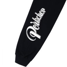 画像3: PORKCHOP/CRS LOGO L/S TEE（BLACK）［プリント長袖T-25春夏］ (3)