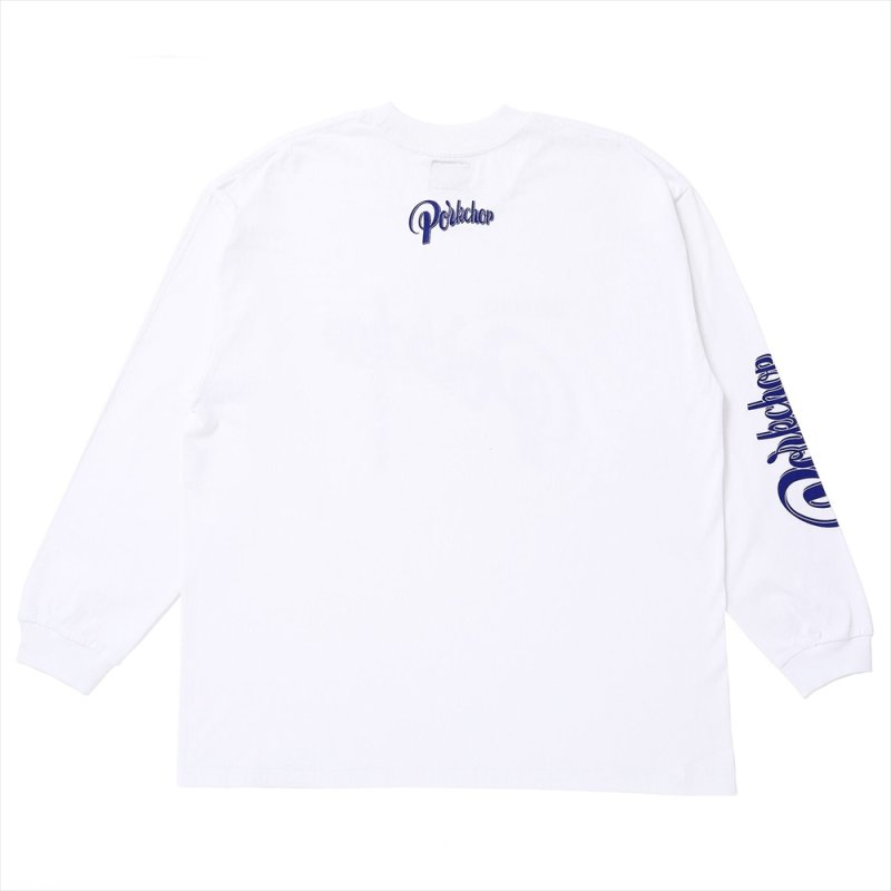 画像2: PORKCHOP/CRS LOGO L/S TEE（WHITE）［プリント長袖T-25春夏］