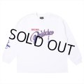 PORKCHOP/CRS LOGO L/S TEE（WHITE）［プリント長袖T-25春夏］