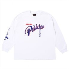 画像1: PORKCHOP/CRS LOGO L/S TEE（WHITE）［プリント長袖T-25春夏］ (1)