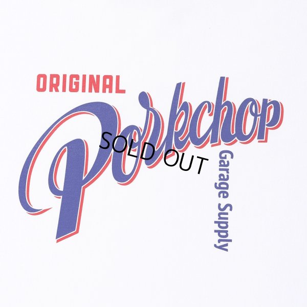 画像4: PORKCHOP/CRS LOGO L/S TEE（WHITE）［プリント長袖T-25春夏］