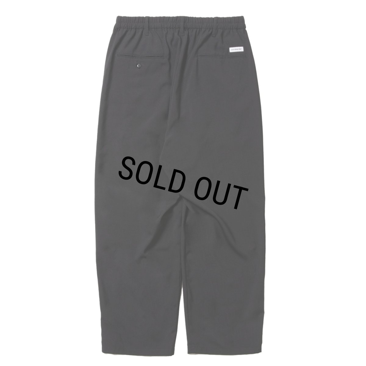 画像2: COOTIE PRODUCTIONS/T/W 2 Tuck Easy Pants（Black）［ツータックイージーパンツ-25春夏］ (2)
