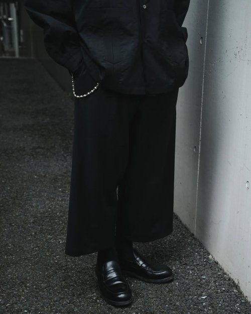 他の写真3: COOTIE PRODUCTIONS/Leno Cloth T/Q Cut Easy Trousers（Black）［スリークォーターカットイージートラウザース-25春夏］